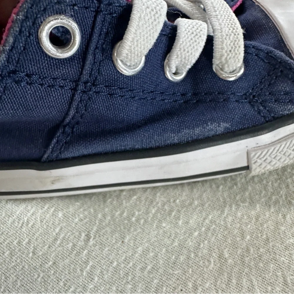 Converse All Star Blue/Pink Toddler Shoes Size 5